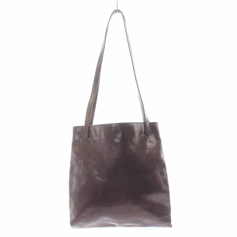 MIU MIU パープル レザー ショルダーバッグ