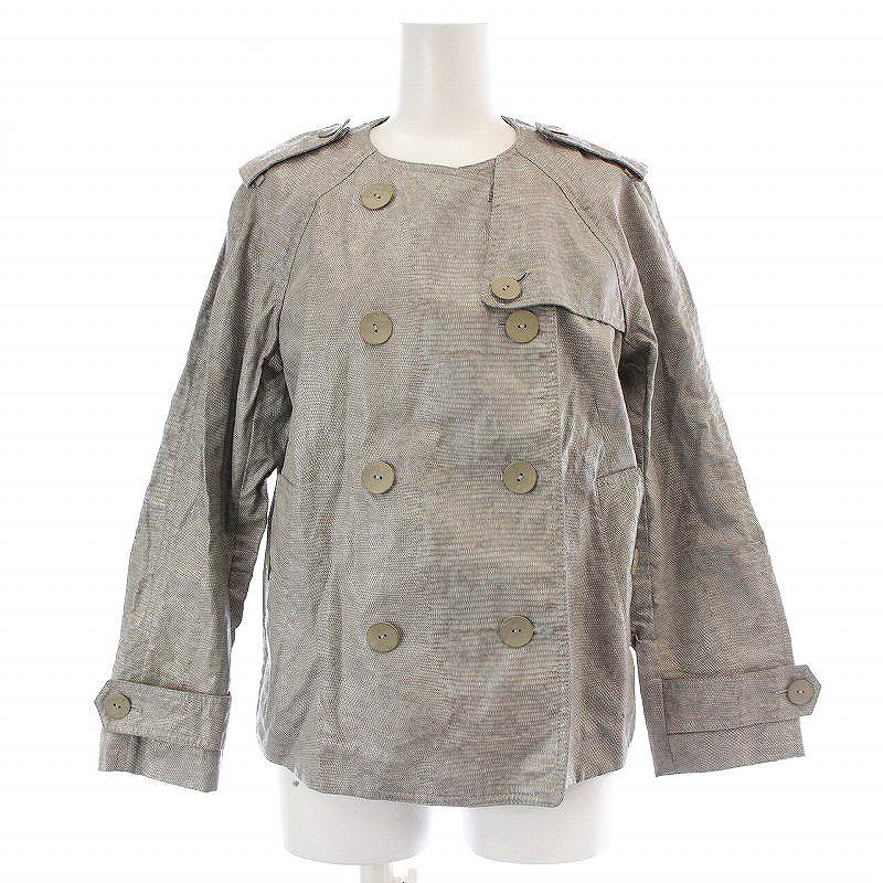 3.1 フィリップリム 3.1 phillip lim レザージャケット ノーカラー 