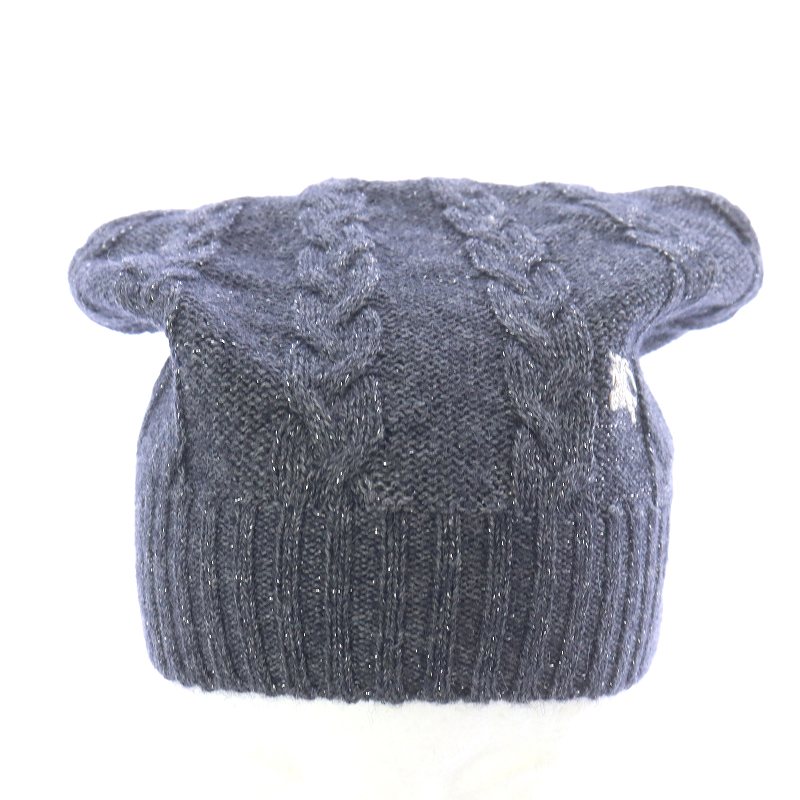 バーバリーブルーレーベル BURBERRY BLUE LABEL ニット帽 ワッチ