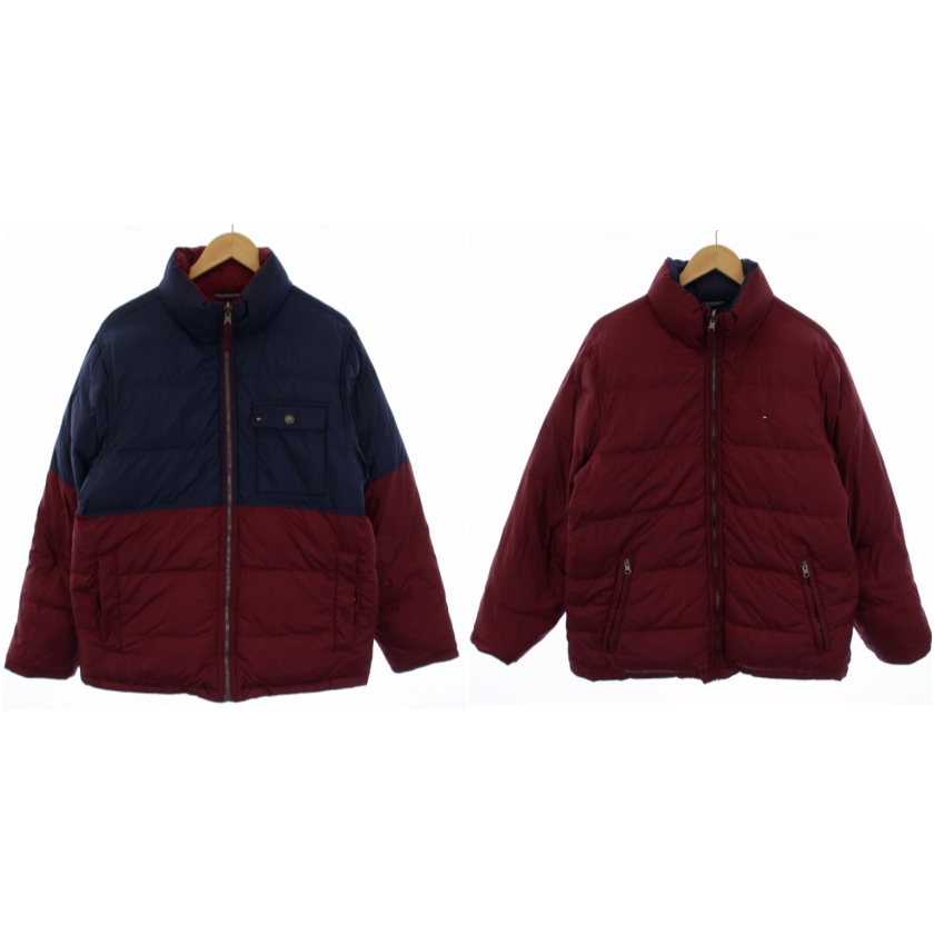 トミーヒルフィガー TOMMY HILFIGER リバーシブル ダウンジャケット 