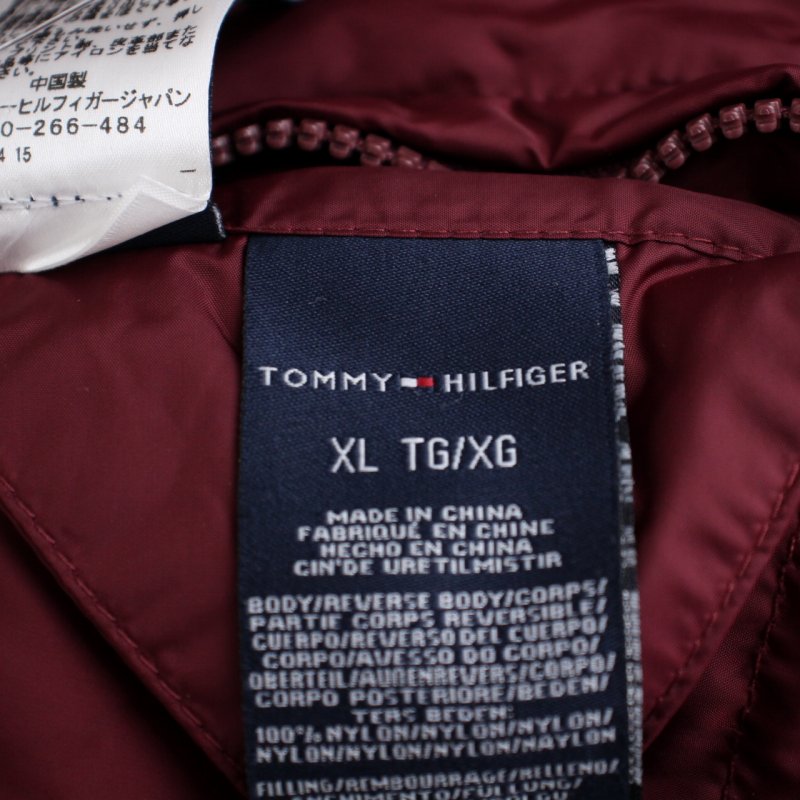 トミーヒルフィガー TOMMY HILFIGER リバーシブル ダウンジャケット 