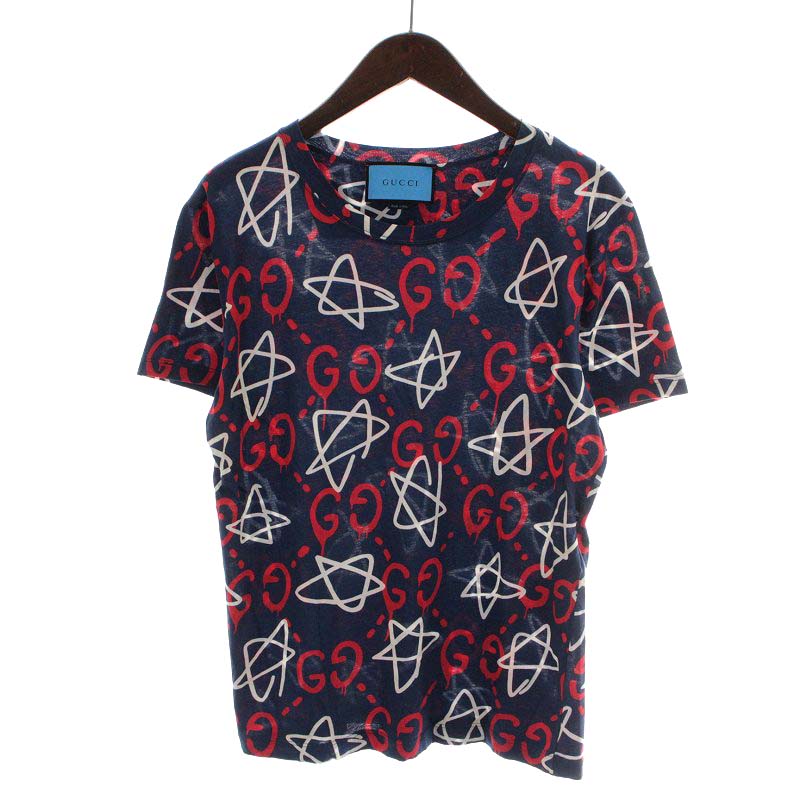 グッチ GUCCI 17SS ゴースト GG スター Tシャツ カットソー 半袖 ロゴ 