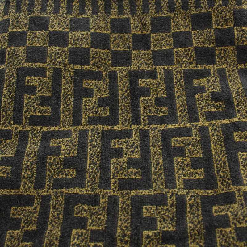 フェンディ　バスタオル　ビックロゴ　ズッカ　レア 未使用品】FENDI フェンディ バスタオル ズッカ 希少 廃盤