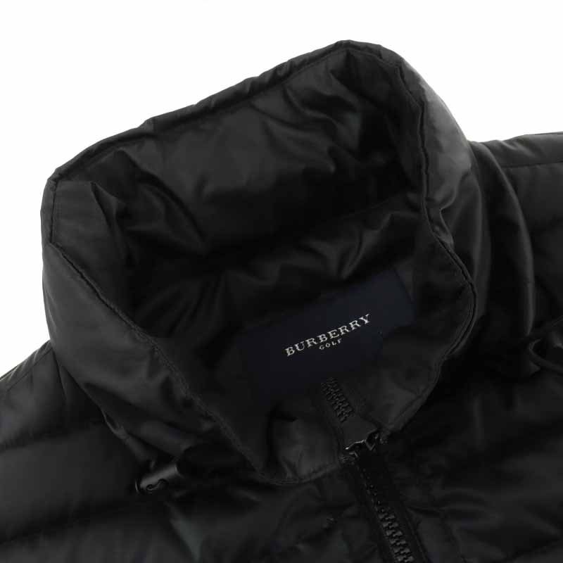 BURBERRY GOLF バーバリーゴルフ ダウンベスト メンズＭ ブラック BURBERRY GOLF バーバリーゴルフ ダウンベスト メンズM ブラック