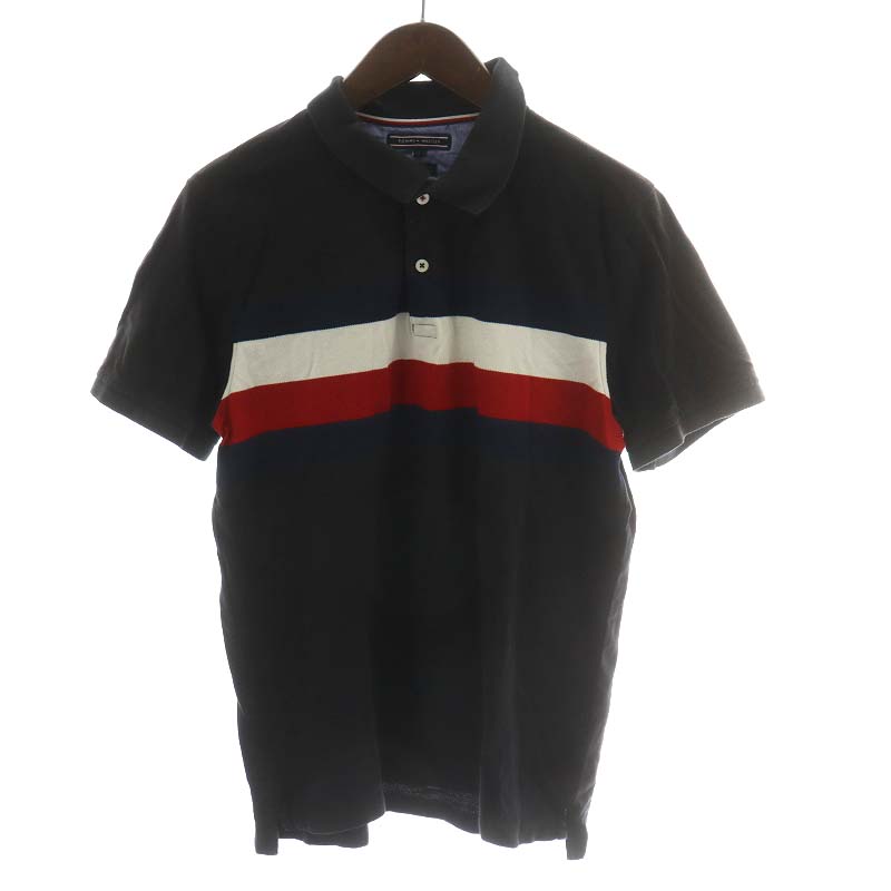トミーヒルフィガー TOMMY HILFIGER ポロシャツ 半袖 コットン 