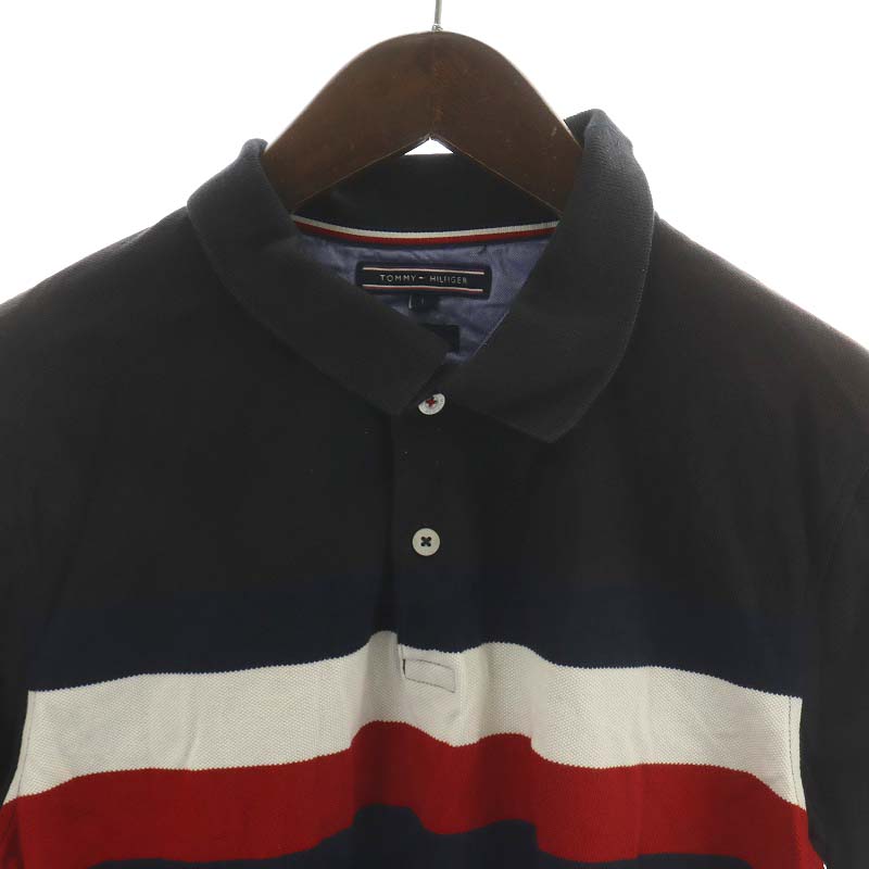トミーヒルフィガー TOMMY HILFIGER ポロシャツ 半袖 コットン 