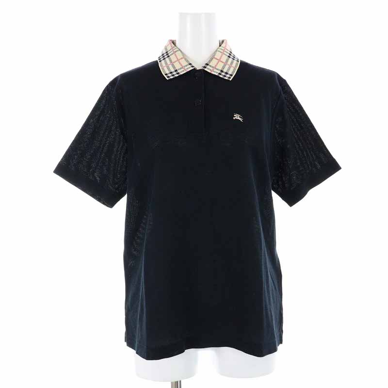 バーバリーゴルフ BURBERRY GOLF ゴルフウェア ポロシャツ 襟チェック 