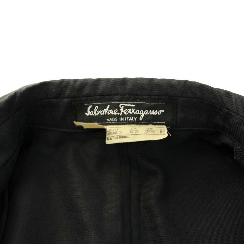 Ferragamo フェラガモ テーラード ジャケット 2B シルク Ferragamo フェラガモ テーラード ジャケット 2B シルク