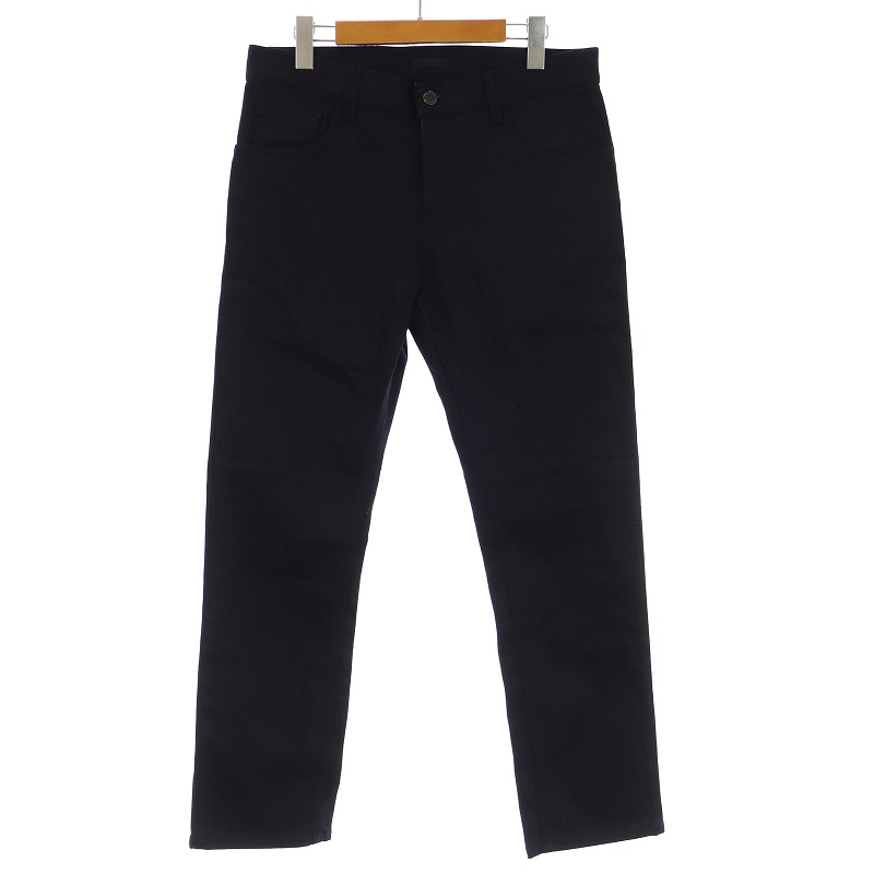 プラダ PRADA tight fit デニムパンツ ジーンズ テーパード ボタン 