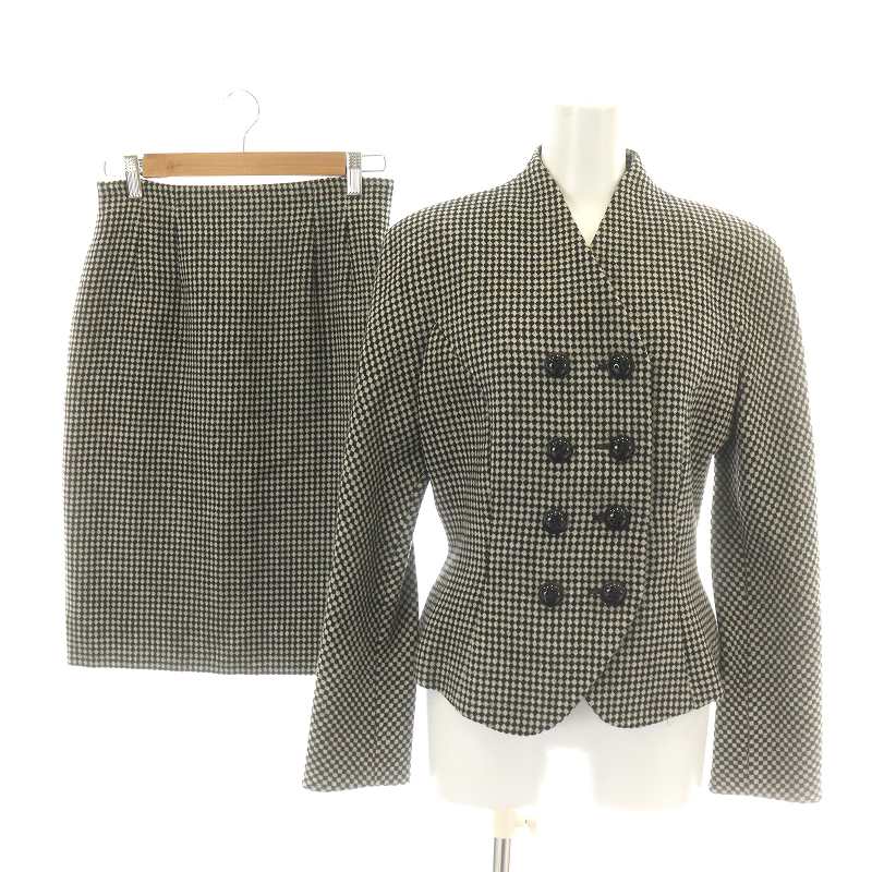 クリスチャンディオール Christian Dior セットアップ 上下 ノーカラー 