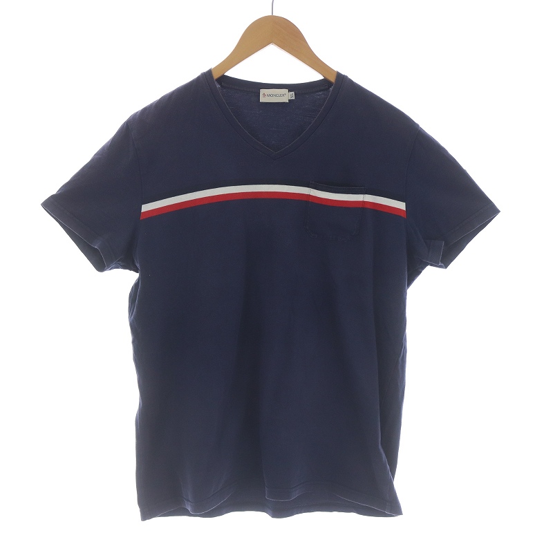 モンクレール MONCLER MAGLIA SCOLLO A Tシャツ カットソー Vネック 