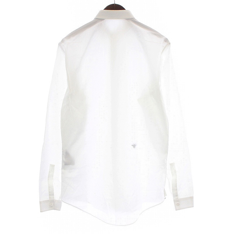ディオールオム Dior HOMME ワイシャツ ドレスシャツ 長袖 蜂刺繍 38 M  