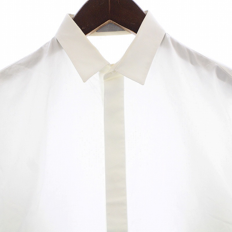 ディオールオム Dior HOMME ワイシャツ ドレスシャツ 長袖 蜂刺繍 38 M  