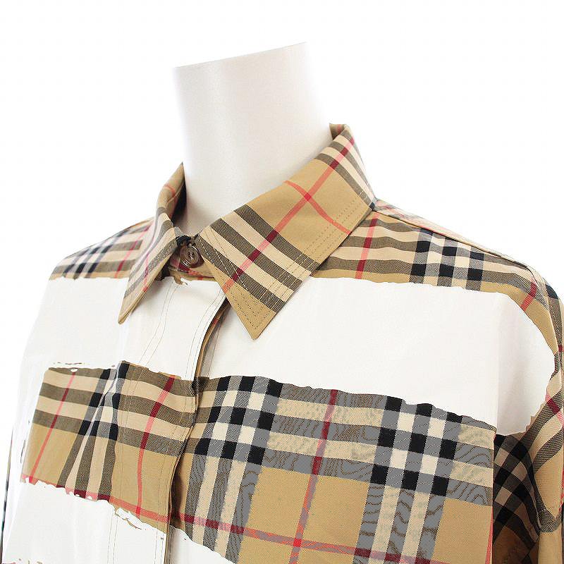バーバリー BURBERRY 21SS カジュアルシャツ 長袖 LOVE ロゴプリント