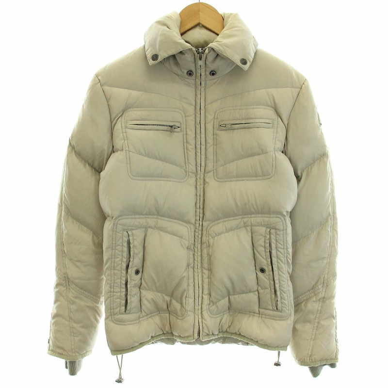 ディーゼルベージュ ダウンジャケット フード付き