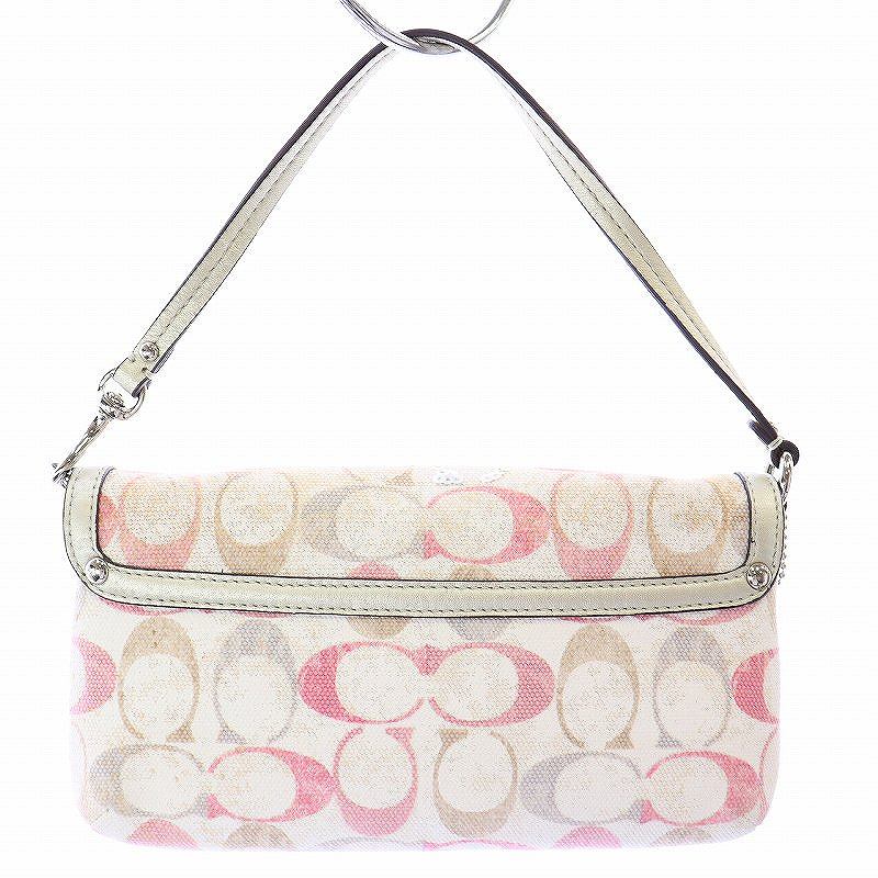 コーチ COACH ショルダーバッグ ミニ シグネチャー キャンバス レザー 