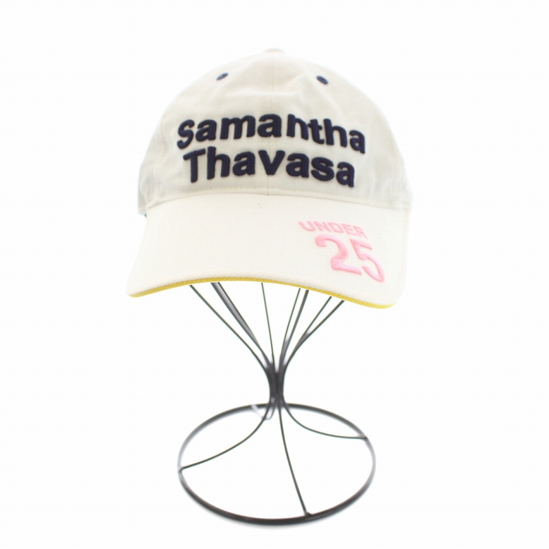 サマンサタバサ ゴルフ　キャップ　ホワイト白　新品 Samantha Thavasa サマンサタバサ ゴルフキャップ UNDER25
