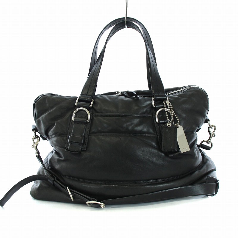 コーチ COACH クラークソンラムレザー ブリーフケース トートバッグ  