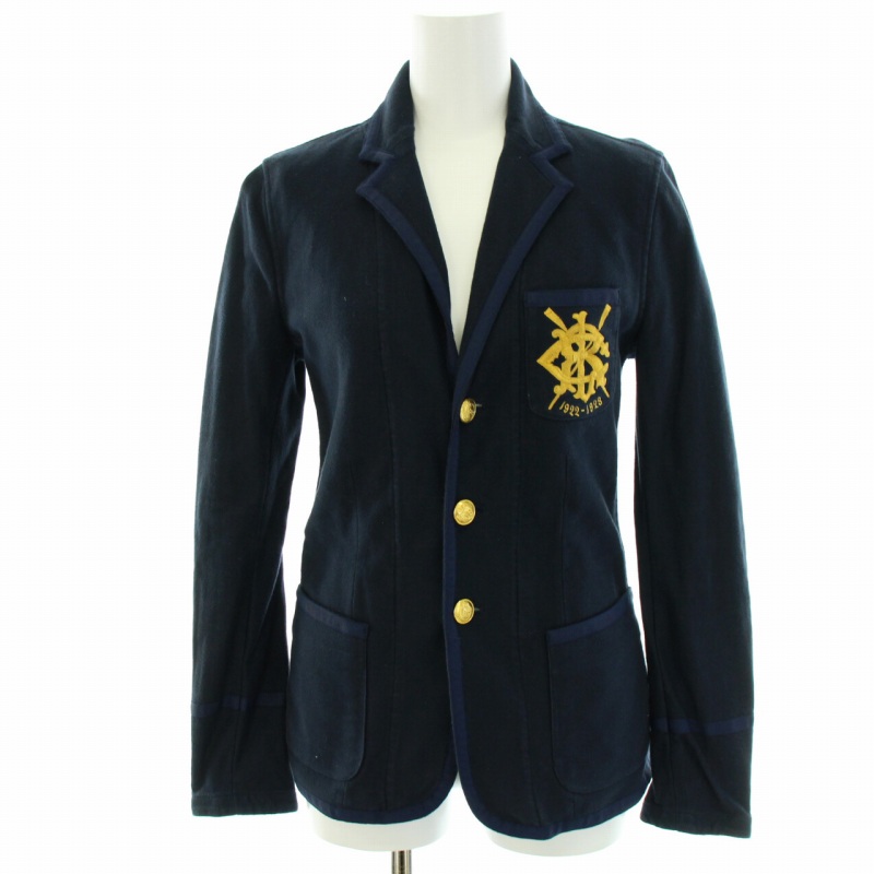 ラルフローレン RALPH LAUREN SPORT テーラードジャケット ブレザー 紺 
