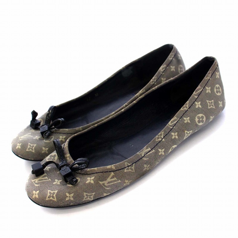 ルイヴィトン LOUIS VUITTON モノグラム バレエシューズ パンプス 