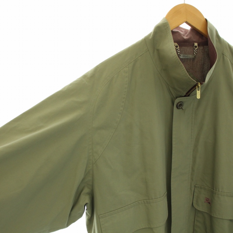 Burberry vintage リネンブルゾン　スウィングトップ Burberry vintage リネンブルゾン スウィングトップ 【公式通販】