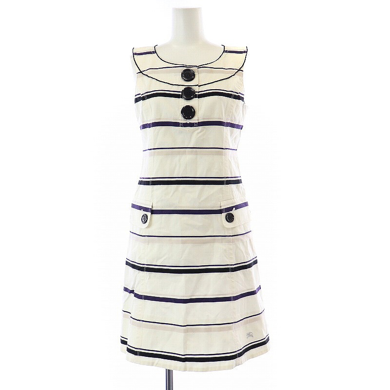 バーバリーブルーレーベル BURBERRY BLUE LABEL フレアワンピース ミニ  