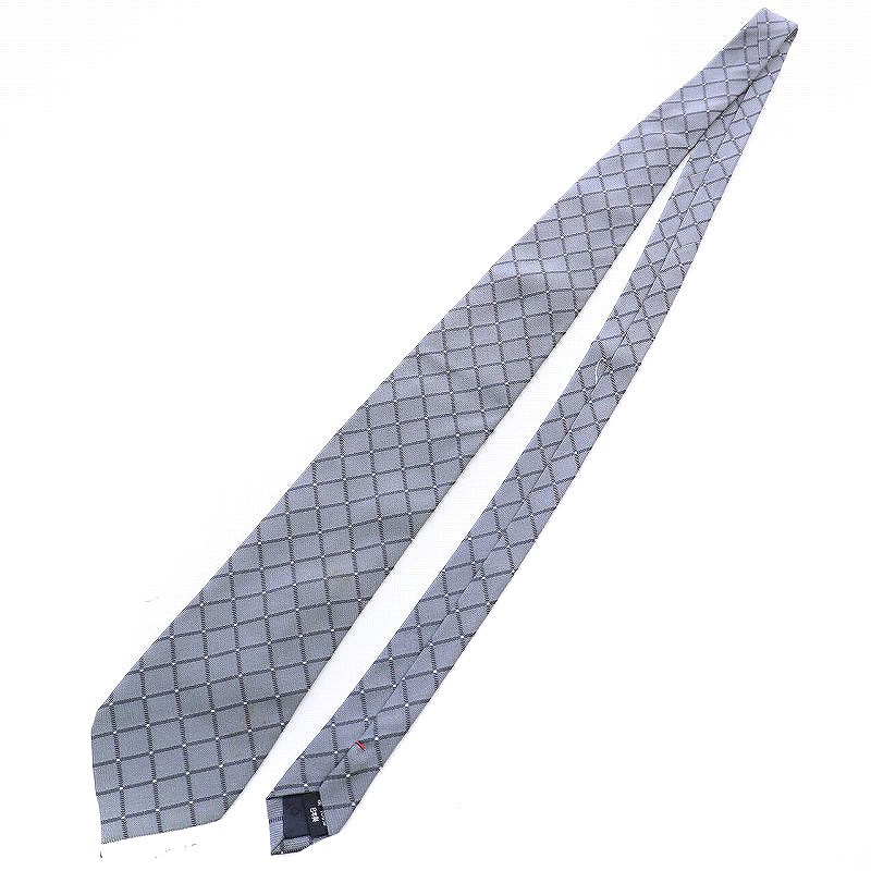 ダナキャランニューヨーク DKNY ネクタイ レギュラータイ シルク 総柄  