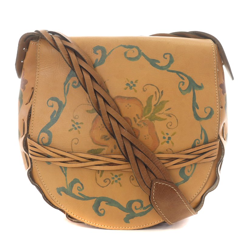 パトリシアナッシュ Patricia Nash ショルダーバッグ レザー フラワー  