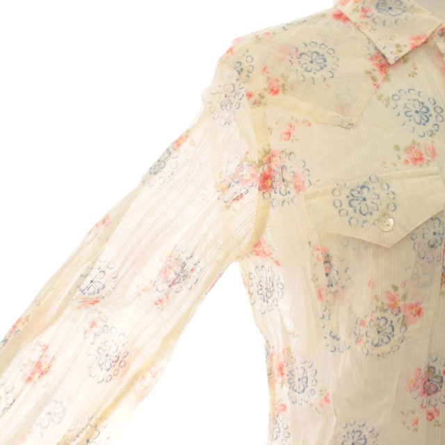 ラルフローレン RALPH LAUREN シャツ ブラウス 花柄 シアー ラルフローレン RALPH LAUREN シャツ ブラウス 花柄 シアー