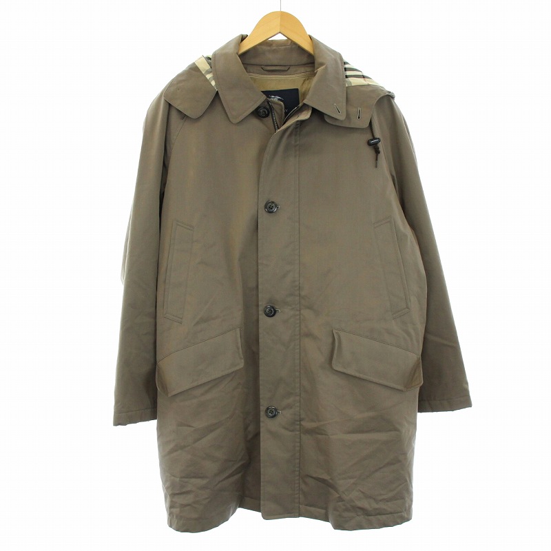 バーバリー ロンドン BURBERRY LONDON ステンカラーコート フード 