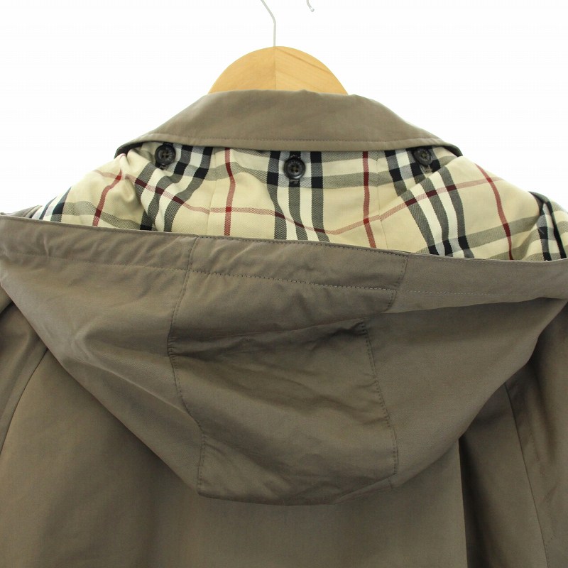 バーバリー ロンドン BURBERRY LONDON ステンカラーコート フード