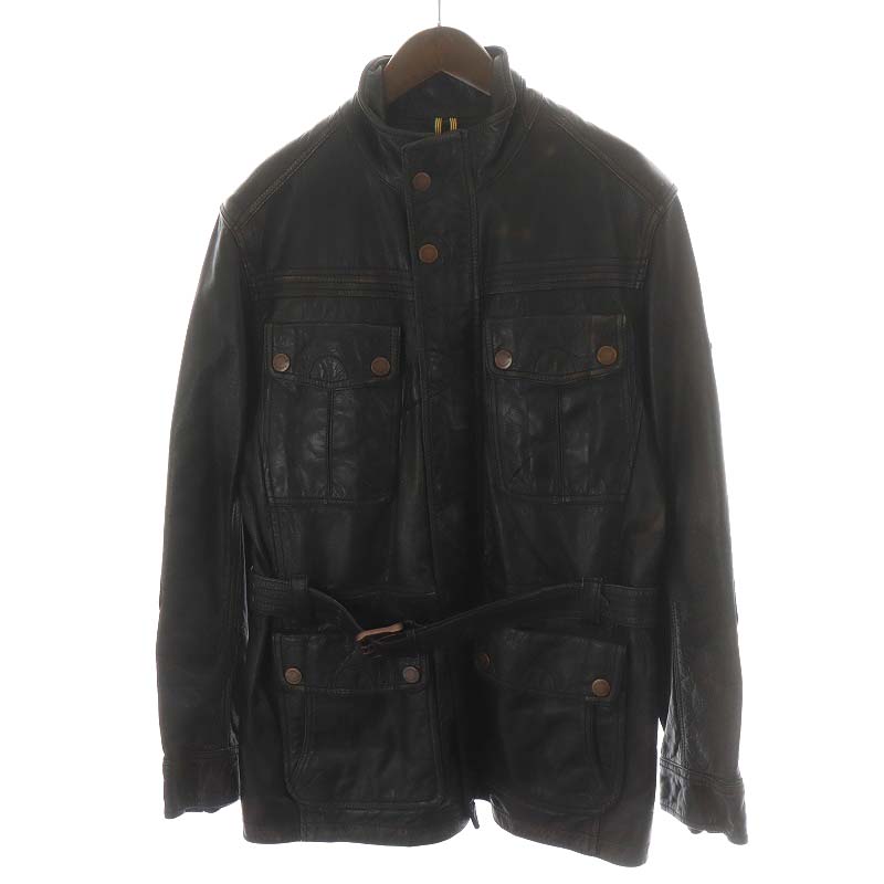 ティンバーランド Timberland レザージャケット 革ジャン ロング丈  
