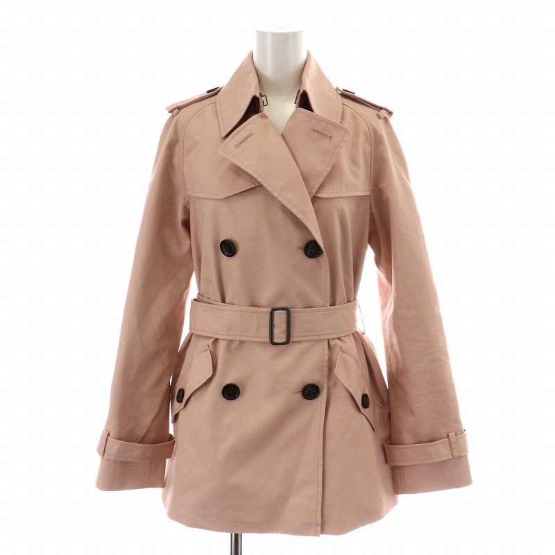 コーチ COACH ソリッド トレンチコート スプリングコート ショート 