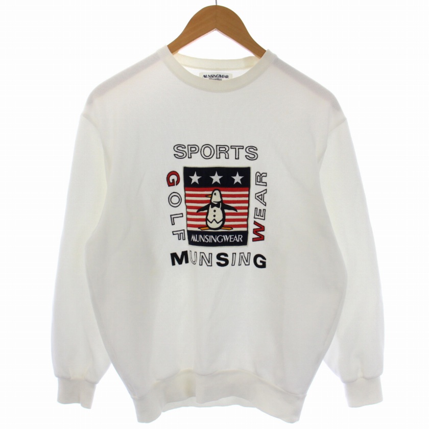 マンシングウェア MUNSINGWEAR スウェット トレーナー プルオーバー 