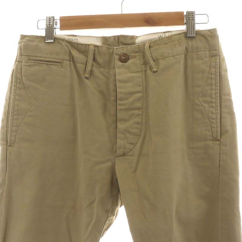 ダブルアールエル RRL チノパン チノパンツ ボタンフライ コットン W28