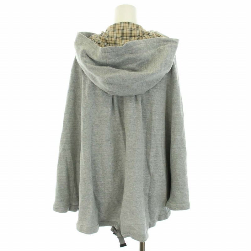 バーバリーブルーレーベル BURBERRY BLUE LABEL ポンチョ フード 