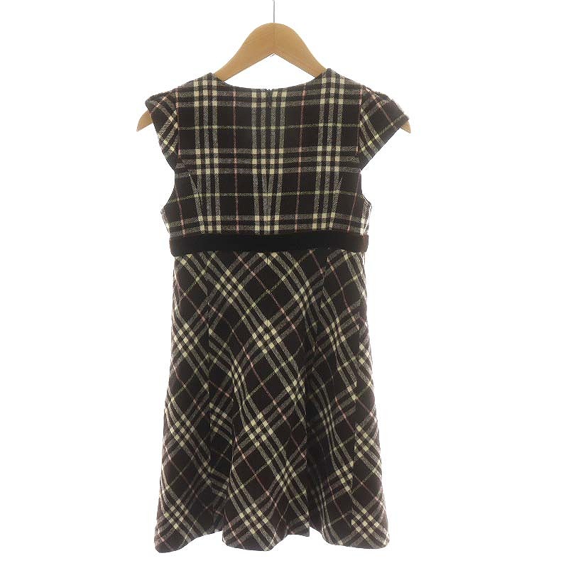 バーバリー ロンドン BURBERRY LONDON ワンピース ひざ丈 半袖  