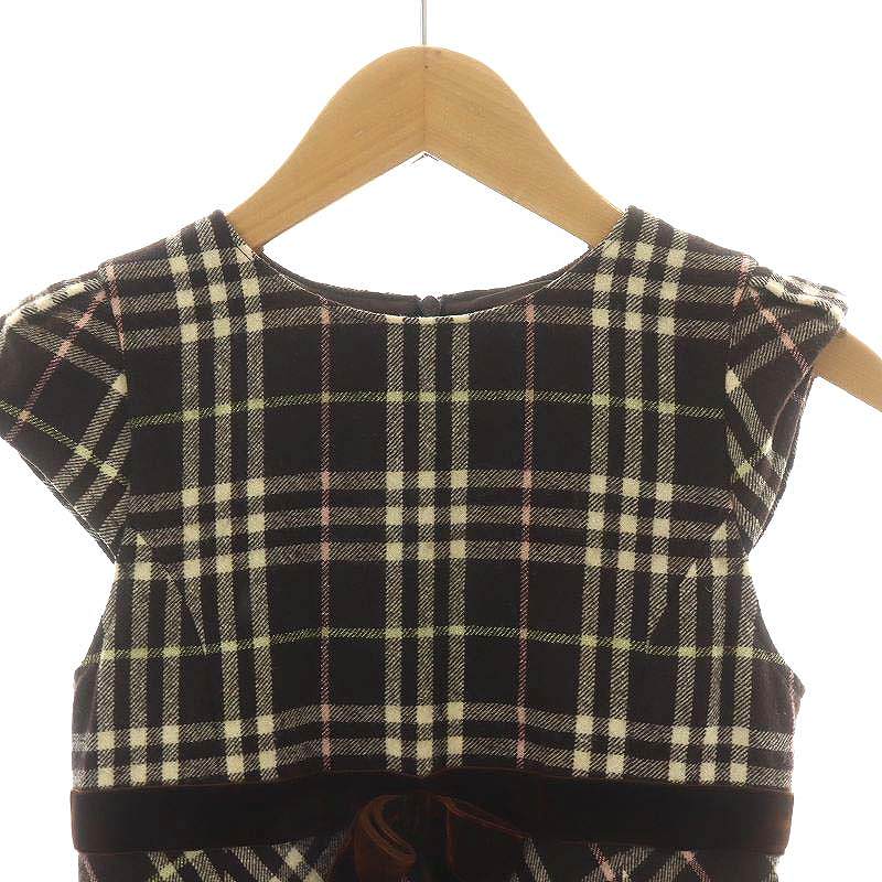 BURBERRY チェック柄 半袖ワンピース 120A BURBERRY チェック柄 半袖ワンピース 120A