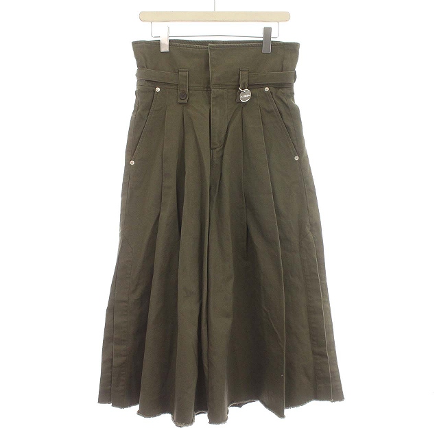 ディーゼル DIESEL ワイドパンツ ハイウエスト タック スリット 24 