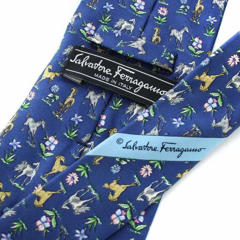 サルヴァトーレフェラガモ Salvatore Ferragamo ネクタイ アニマル柄