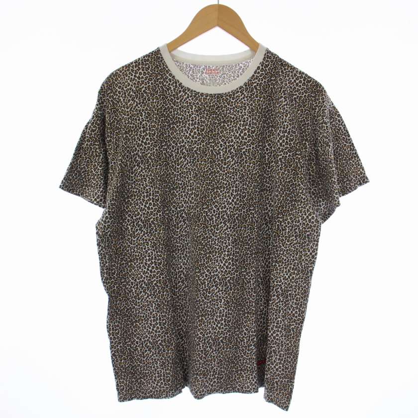シュプリーム SUPREME ヘインズ HANES 19SS Leopard Tagless Tee T  
