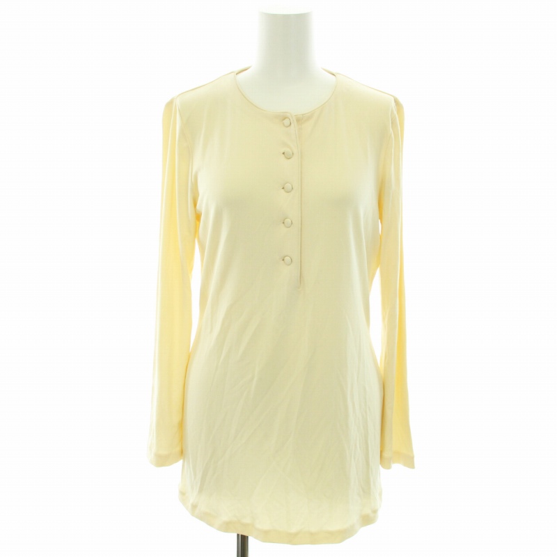 【極美品】 GIORGIO ARMANI ジョルジオアルマーニ カットソー 長袖 国内即発 ジョルジオアルマーニ カシミア100%!究極の長袖Tシャツ