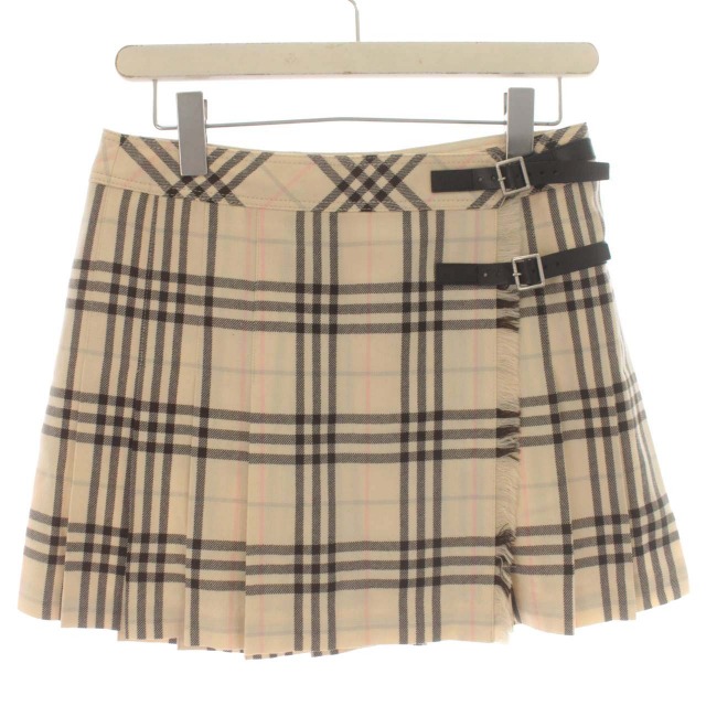 バーバリーブルーレーベル BURBERRY BLUE LABEL ラッププリーツ  