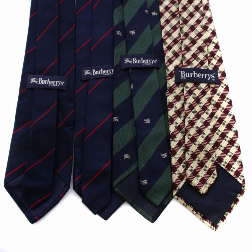 バーバリーズ Burberrys ヴィンテージ ネクタイ 4本セット まとめ売り  
