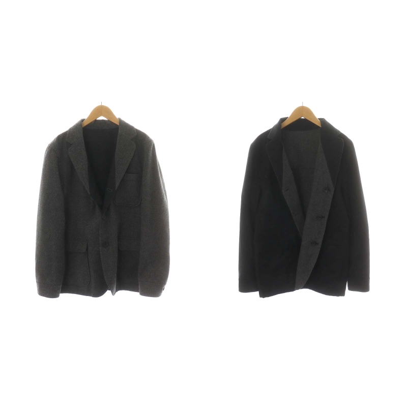 ダンヒル dunhill テーラードジャケット 3B リバーシブル ウール 