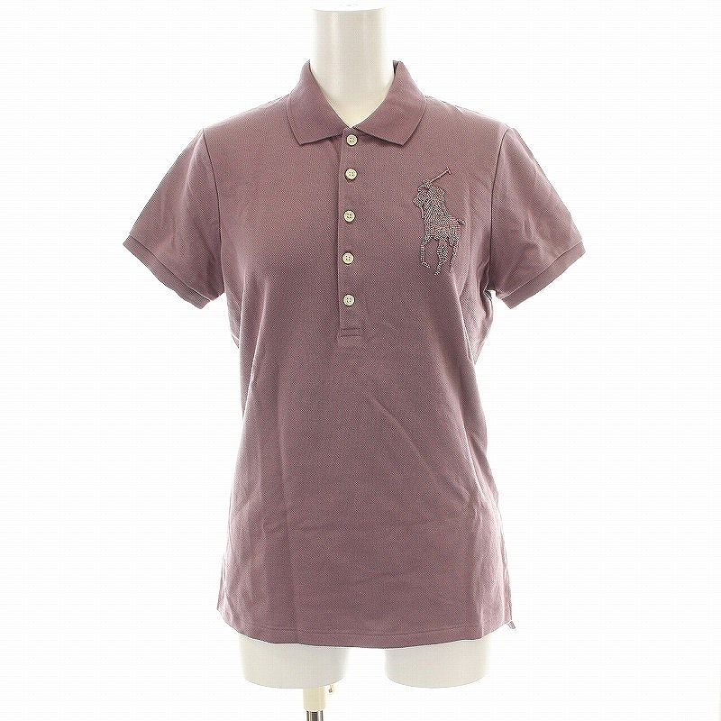 新品未使用 タグ付き ラルフローレン ポロシャツ ビッグポニー ビーズ刺繍 新品 ラルフローレン ポロシャツ ビッグポニー ビーズ刺繍 S