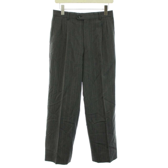Christian Dior MONSIEURグレー ストライプ スラックス Christian Dior MONSIEURグレー ストライプ スラックス 古着