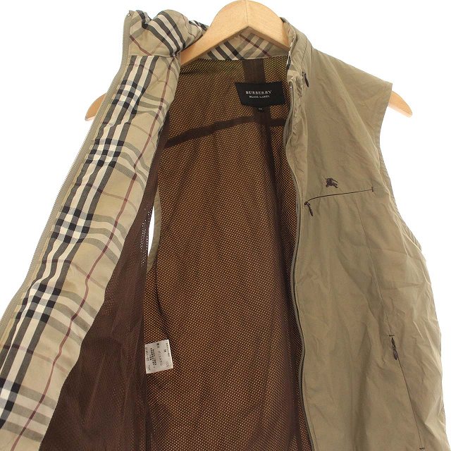 バーバリーブラックレーベル BURBERRY BLACK LABEL ナイロンベスト 