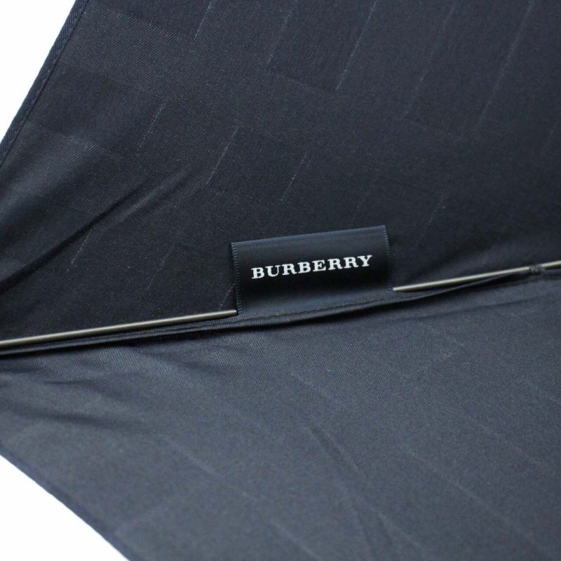美品 BURBERRY バーバリー 折りたたみ傘 ネイビー チェック バーバリー BURBERRY 傘 折りたたみ傘 アンブレラ チェック柄 紺