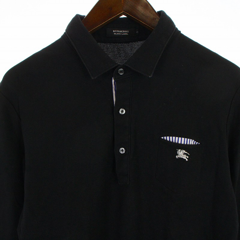 バーバリーブラックレーベル BURBERRY BLACK LABEL ポロシャツ 